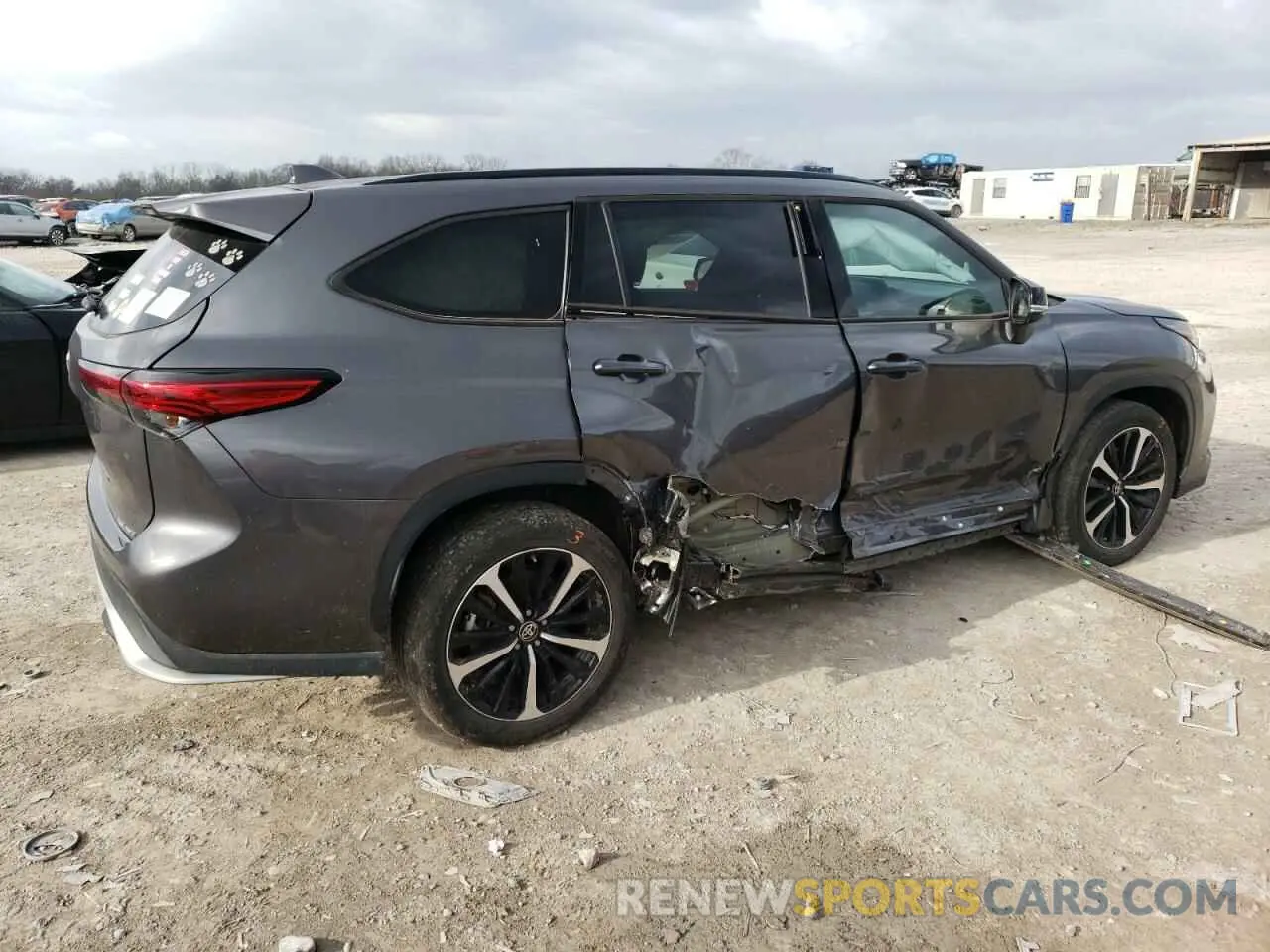 3 Фотография поврежденного автомобиля 5TDLZRBH4MS111888 TOYOTA HIGHLANDER 2021