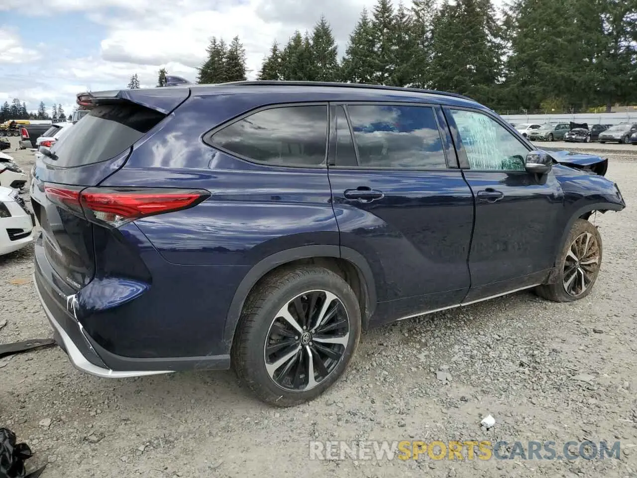 3 Фотография поврежденного автомобиля 5TDLZRBH4MS113995 TOYOTA HIGHLANDER 2021