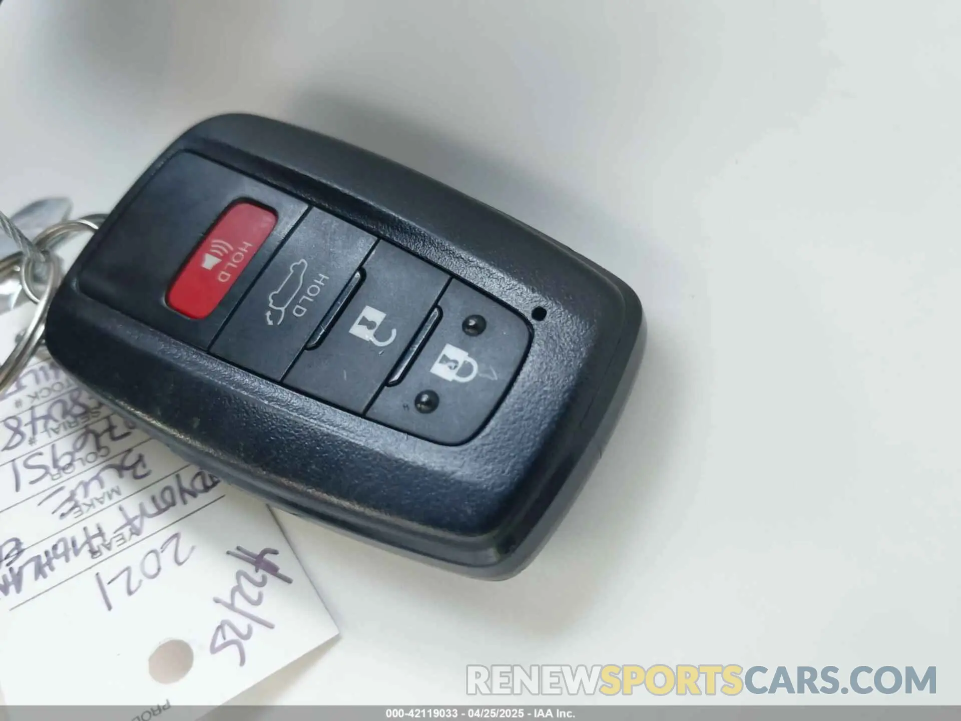 11 Фотография поврежденного автомобиля 5TDLZRBH6MS076951 TOYOTA HIGHLANDER 2021