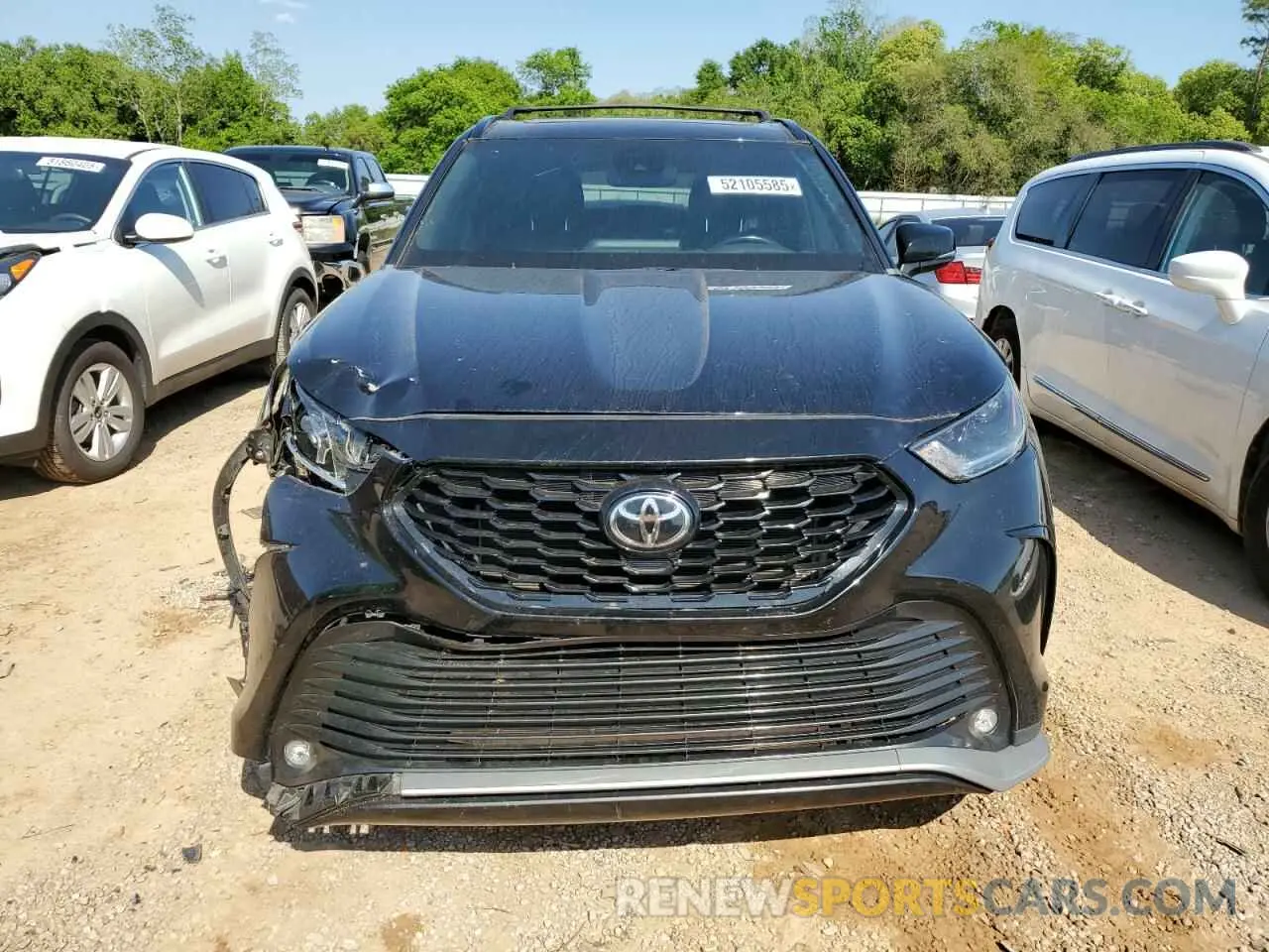 5 Photograph of a damaged car 5TDLZRBH7MS144710 TOYOTA HIGHLANDER 2021