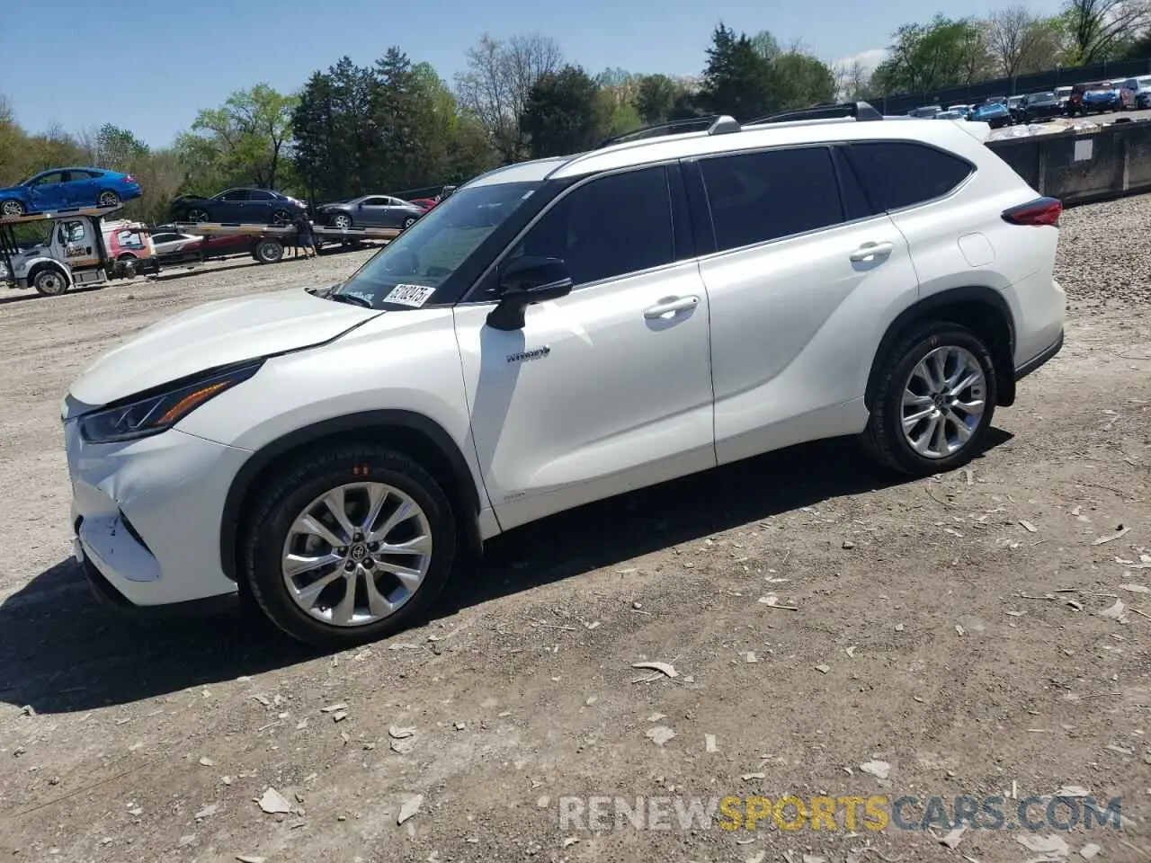 1 Photograph of a damaged car 5TDXBRCH0MS530289 TOYOTA HIGHLANDER 2021