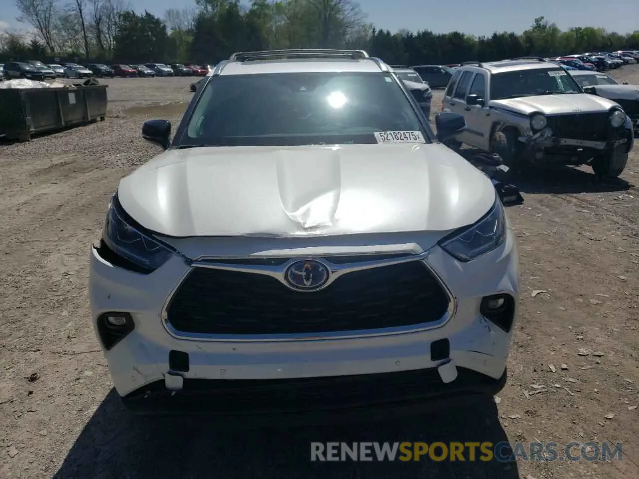 5 Photograph of a damaged car 5TDXBRCH0MS530289 TOYOTA HIGHLANDER 2021