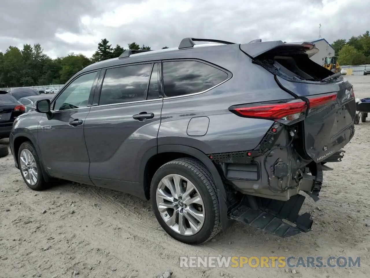 2 Фотография поврежденного автомобиля 5TDXBRCH3MS536961 TOYOTA HIGHLANDER 2021