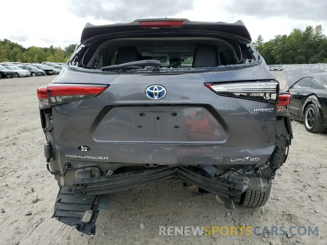 6 Фотография поврежденного автомобиля 5TDXBRCH3MS536961 TOYOTA HIGHLANDER 2021