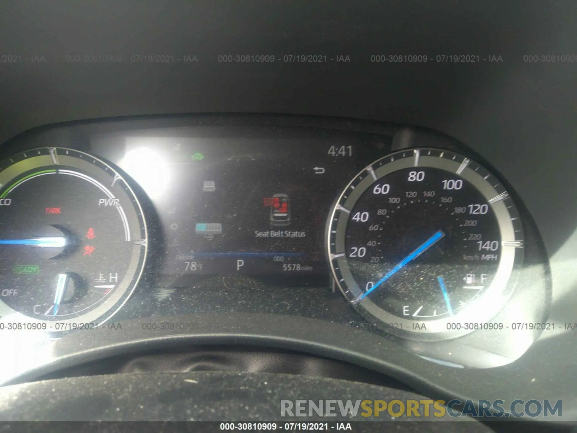 7 Фотография поврежденного автомобиля 5TDXBRCH4MS525483 TOYOTA HIGHLANDER 2021