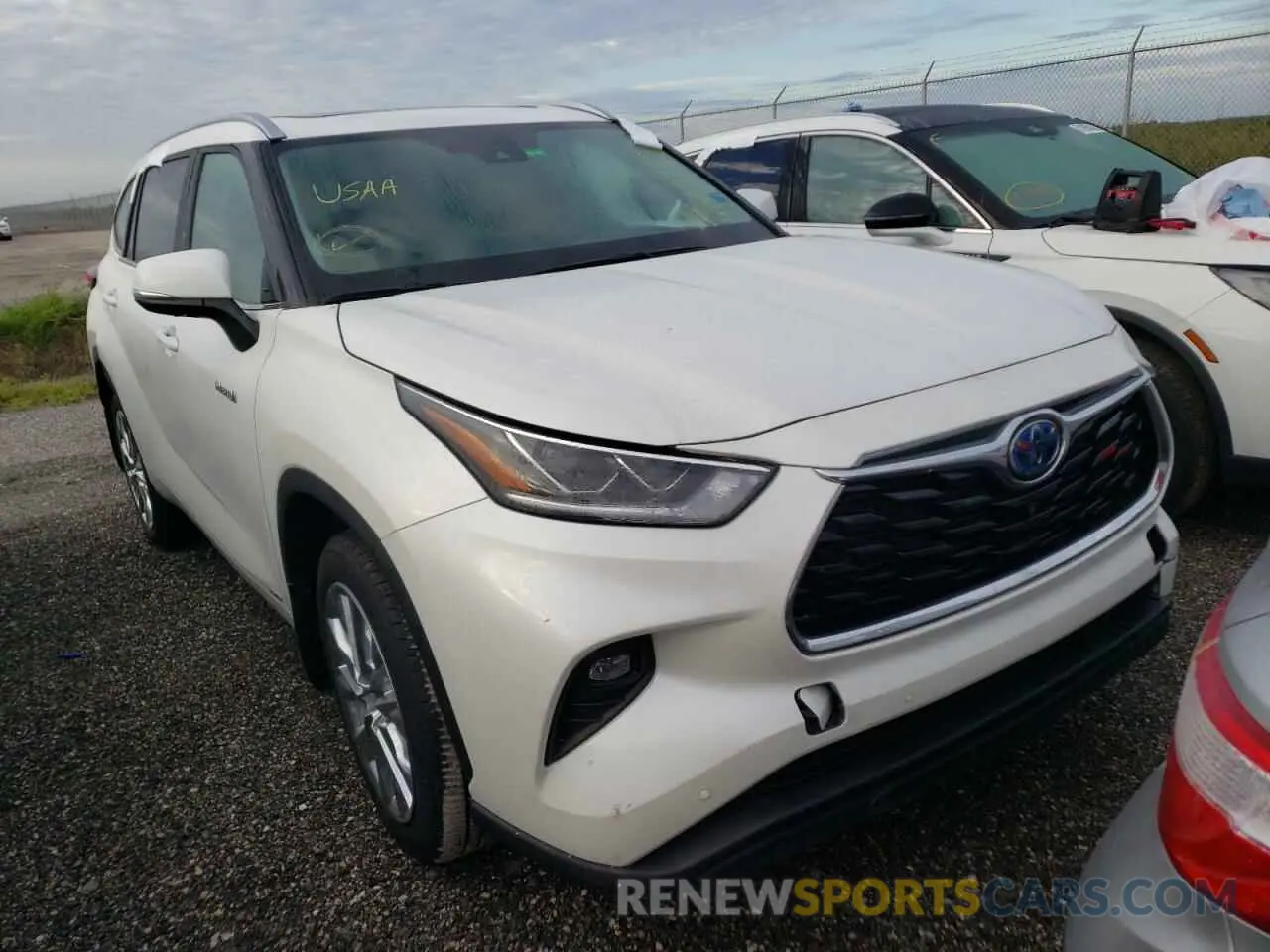 9 Фотография поврежденного автомобиля 5TDXBRCH5MS532622 TOYOTA HIGHLANDER 2021