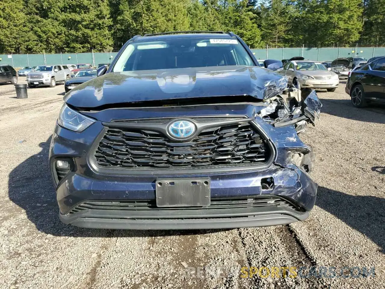 5 Фотография поврежденного автомобиля 5TDXBRCH7MS048435 TOYOTA HIGHLANDER 2021