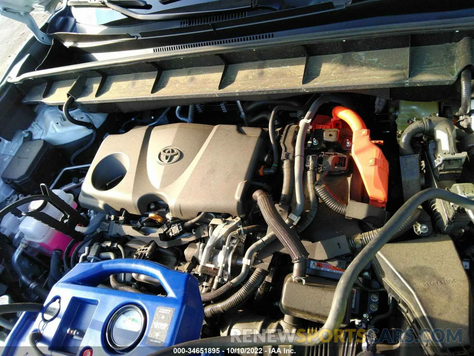 10 Photograph of a damaged car 5TDXBRCH9MS518996 TOYOTA HIGHLANDER 2021