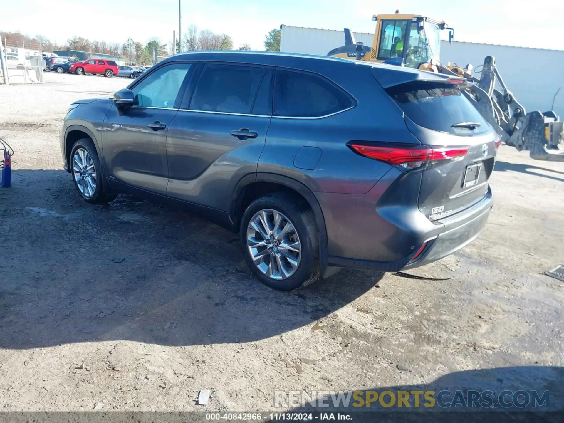 3 Фотография поврежденного автомобиля 5TDXBRCHXMS021200 TOYOTA HIGHLANDER 2021