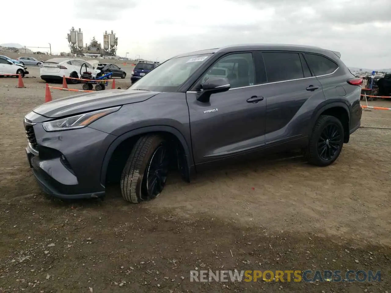 1 Фотография поврежденного автомобиля 5TDYARAH5MS012298 TOYOTA HIGHLANDER 2021
