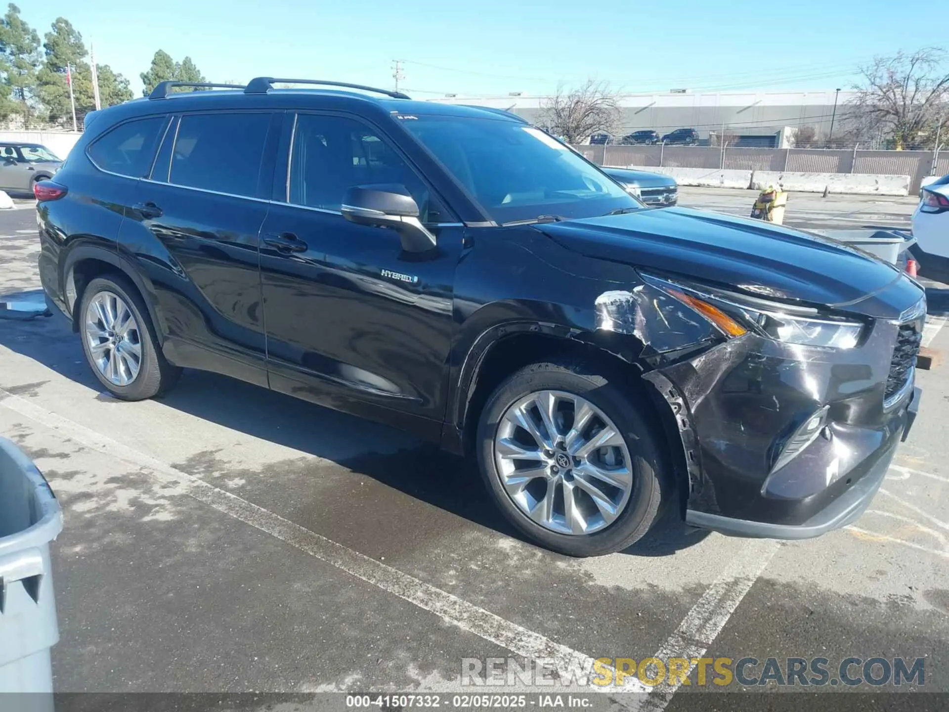 1 Фотография поврежденного автомобиля 5TDYARAH8MS006883 TOYOTA HIGHLANDER 2021