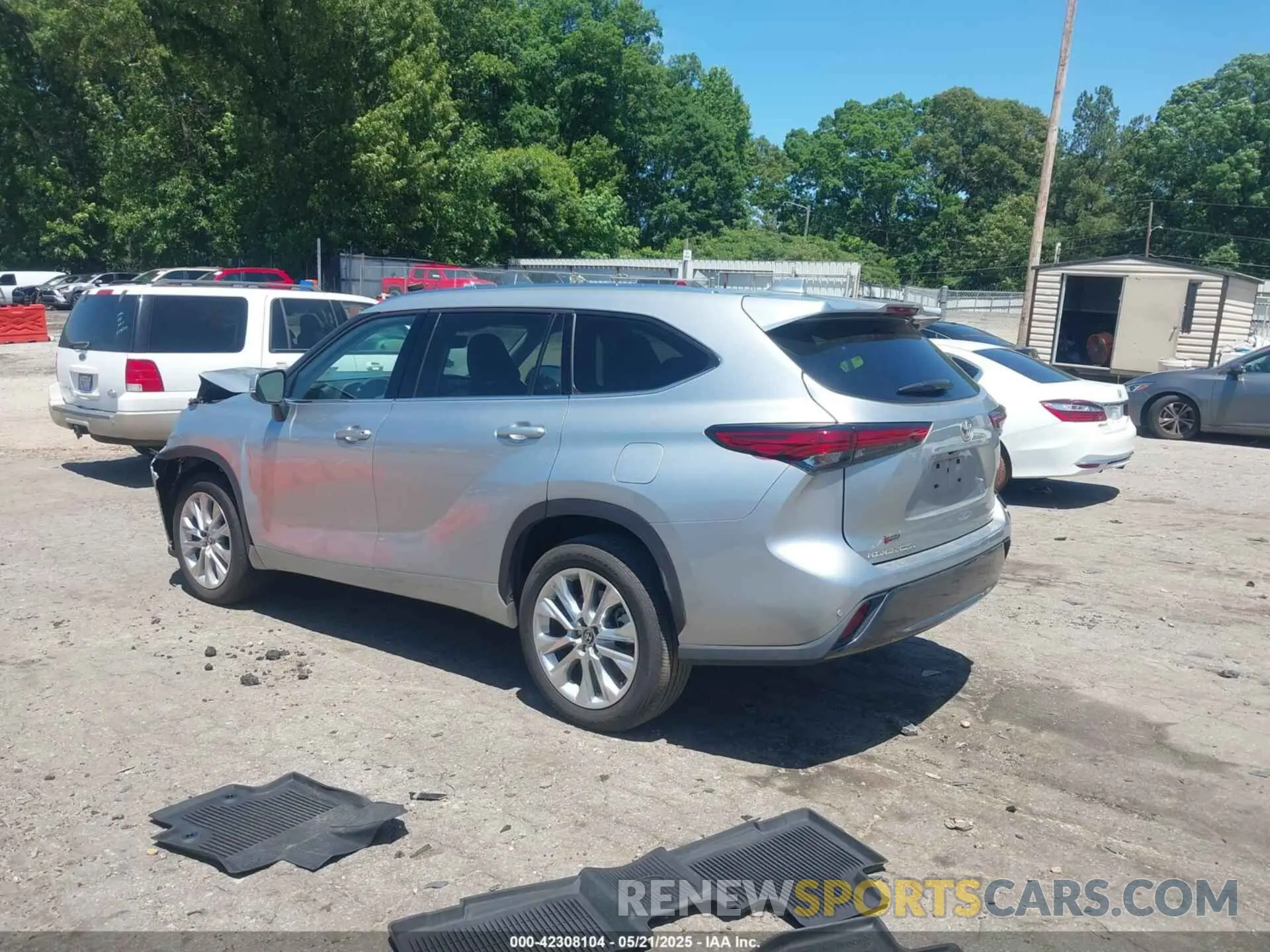 3 Фотография поврежденного автомобиля 5TDYZRAH0MS089945 TOYOTA HIGHLANDER 2021