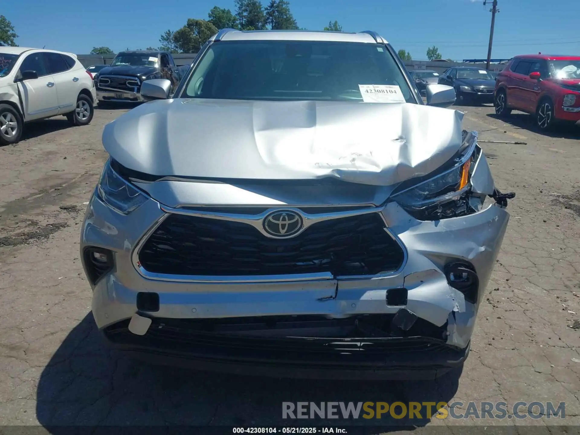 6 Фотография поврежденного автомобиля 5TDYZRAH0MS089945 TOYOTA HIGHLANDER 2021