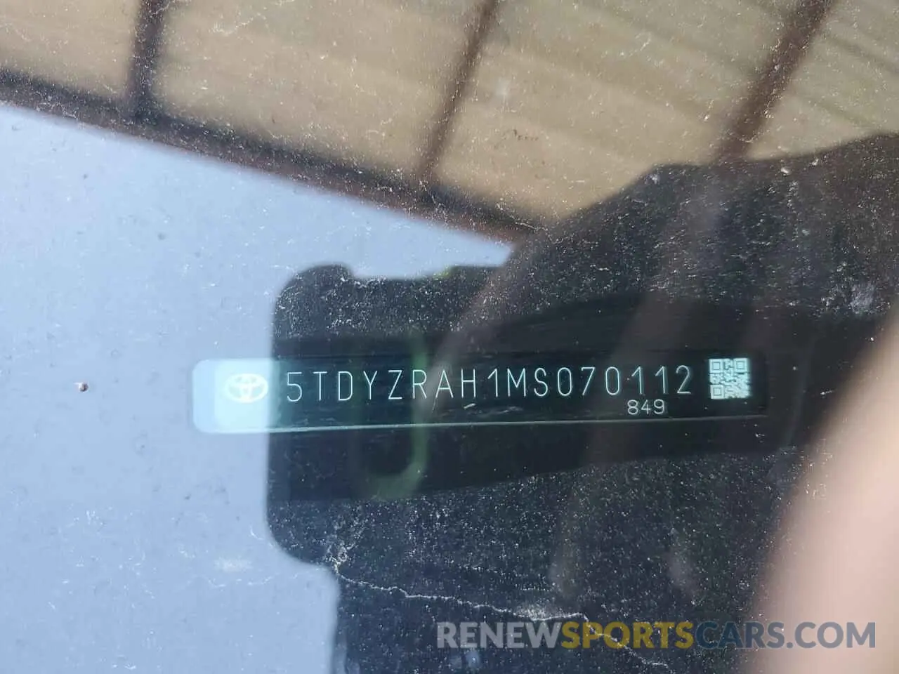 12 Фотография поврежденного автомобиля 5TDYZRAH1MS070112 TOYOTA HIGHLANDER 2021