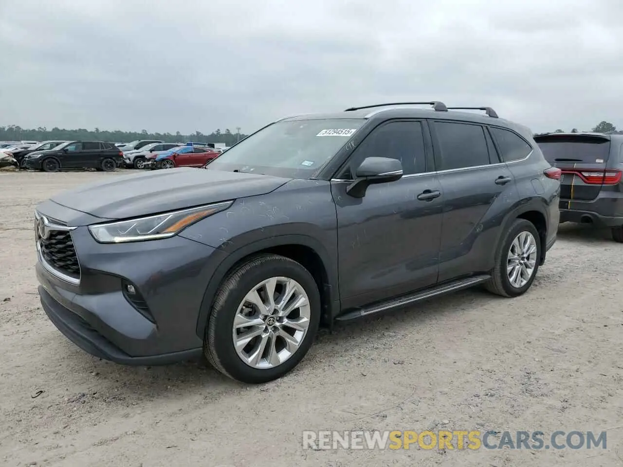 1 Photograph of a damaged car 5TDYZRAH2MS515358 TOYOTA HIGHLANDER 2021