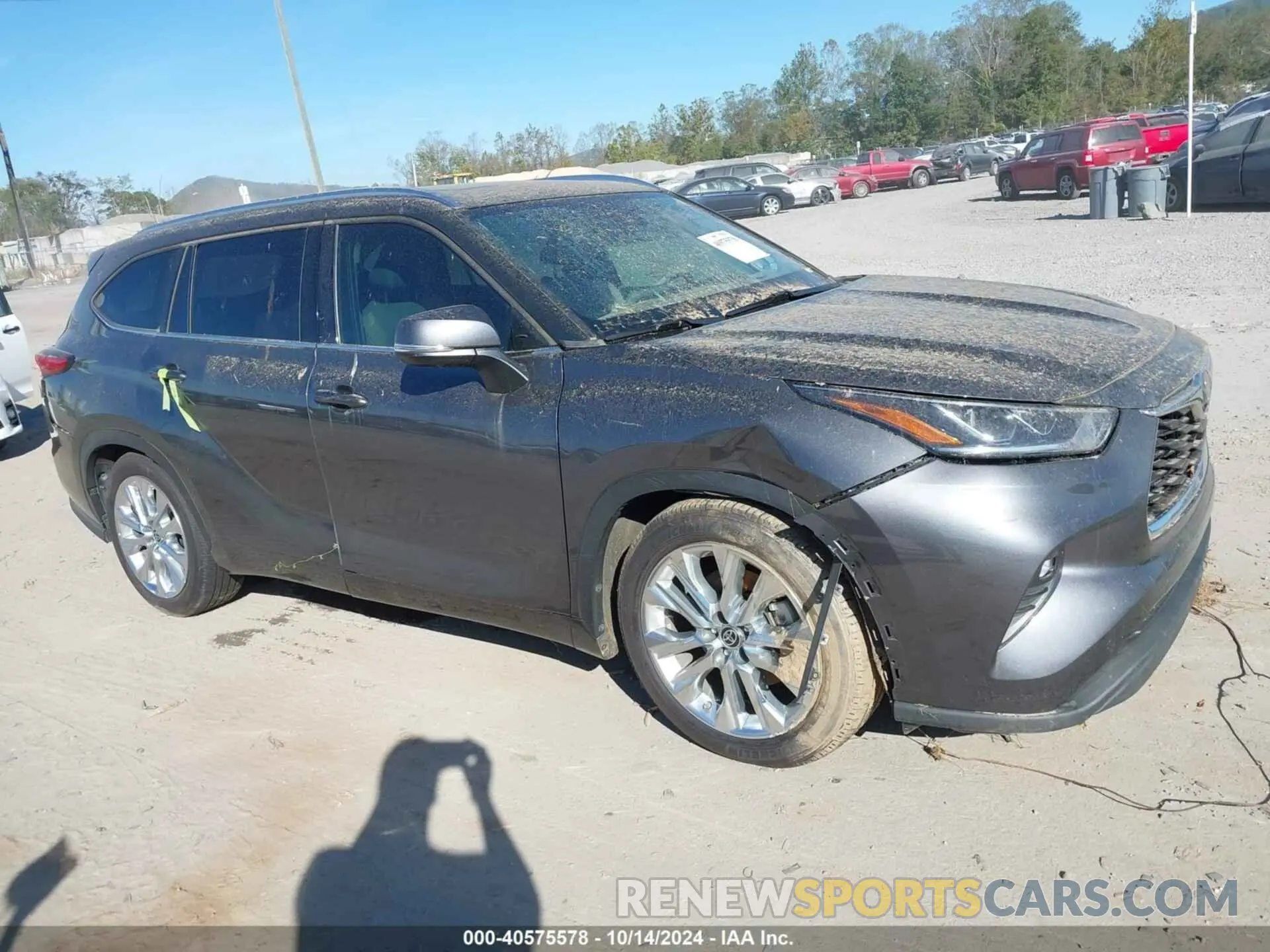 1 Photograph of a damaged car 5TDYZRAH2MS537683 TOYOTA HIGHLANDER 2021
