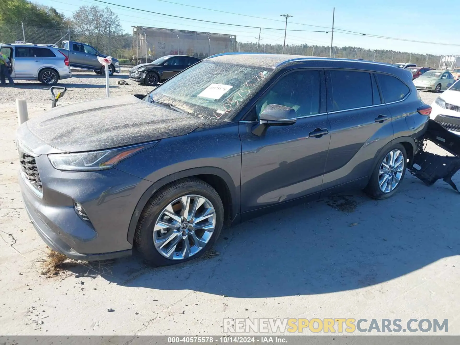 2 Photograph of a damaged car 5TDYZRAH2MS537683 TOYOTA HIGHLANDER 2021