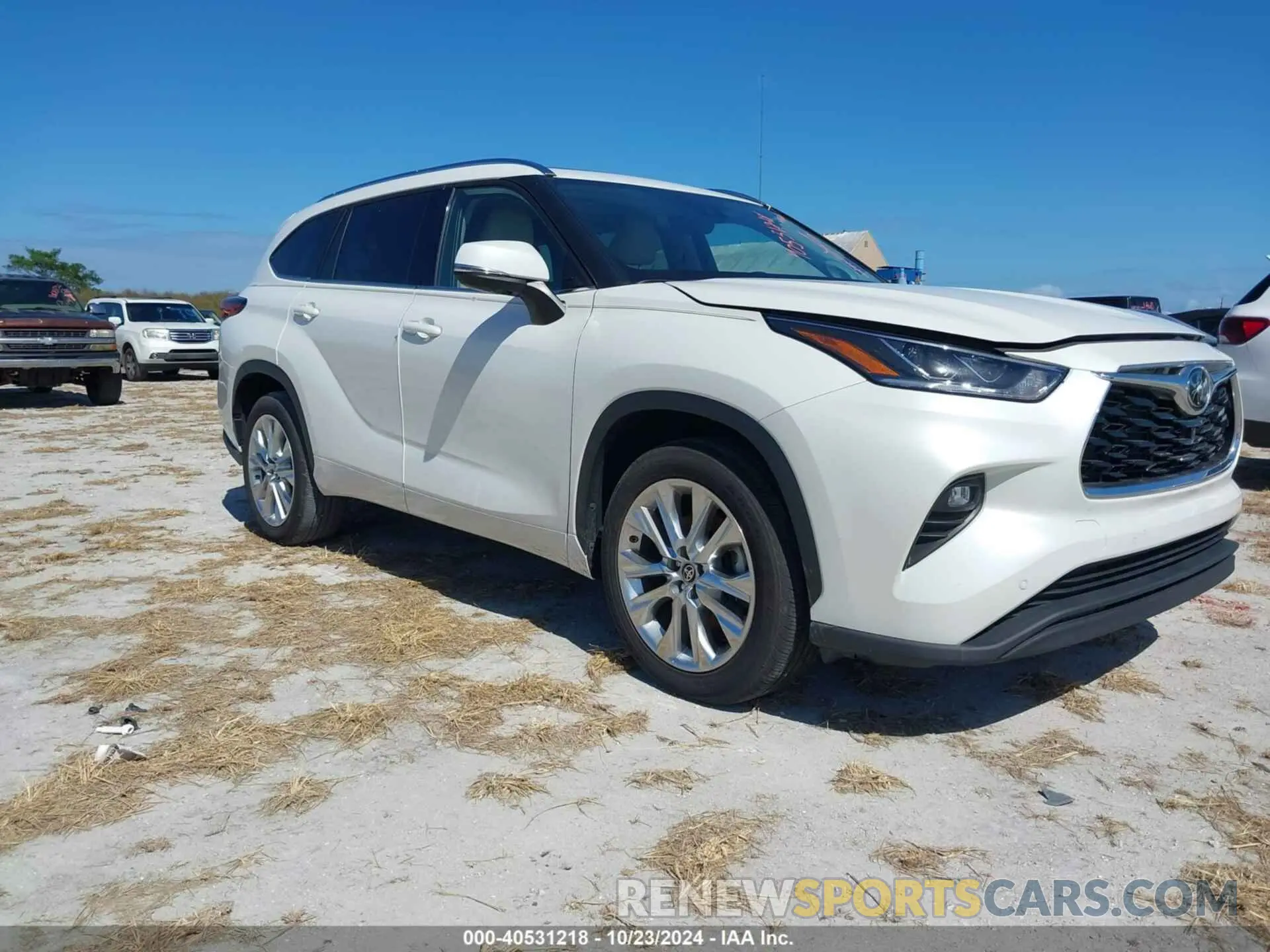 1 Photograph of a damaged car 5TDYZRAH3MS526627 TOYOTA HIGHLANDER 2021