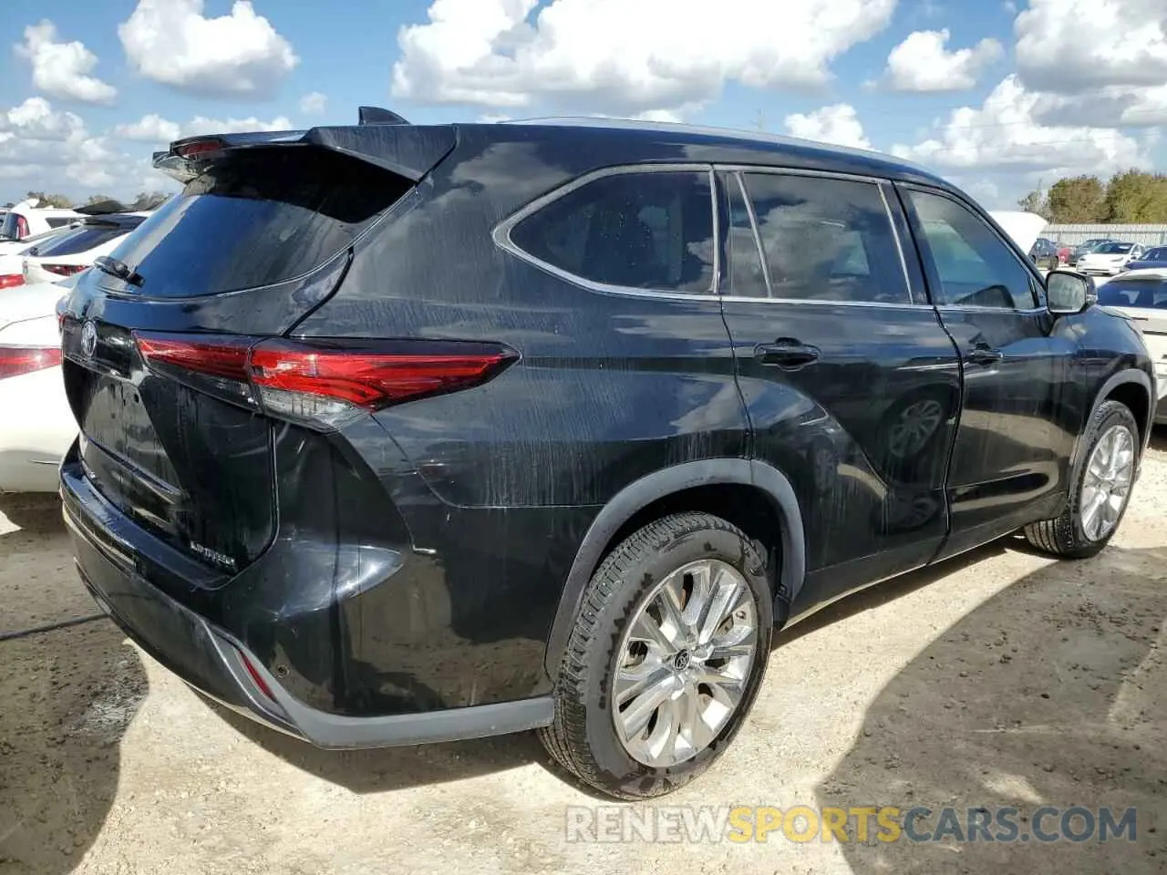 3 Фотография поврежденного автомобиля 5TDYZRAH7MS037468 TOYOTA HIGHLANDER 2021