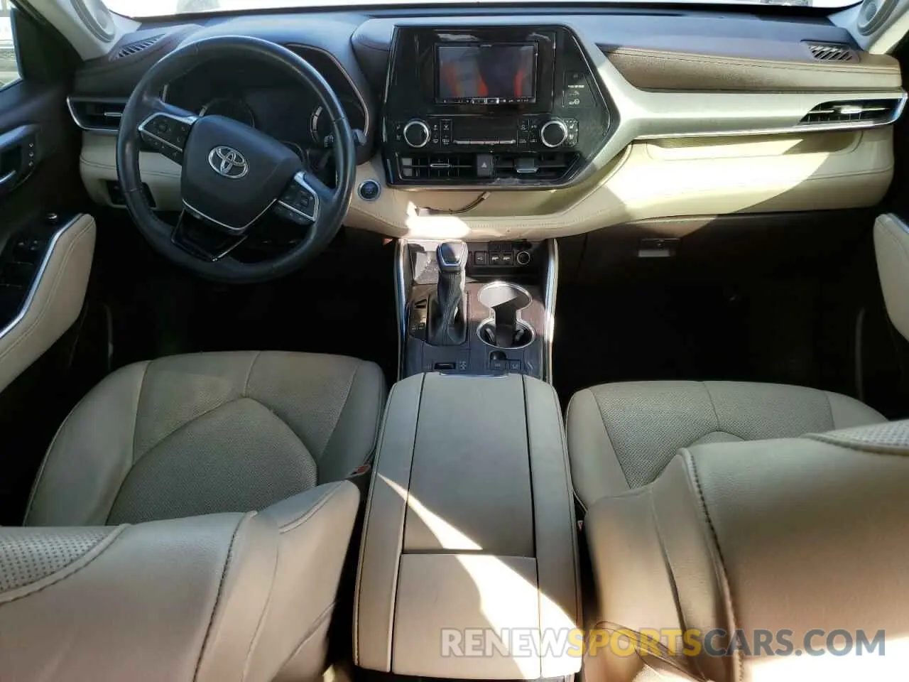 8 Фотография поврежденного автомобиля 5TDYZRAH7MS037468 TOYOTA HIGHLANDER 2021