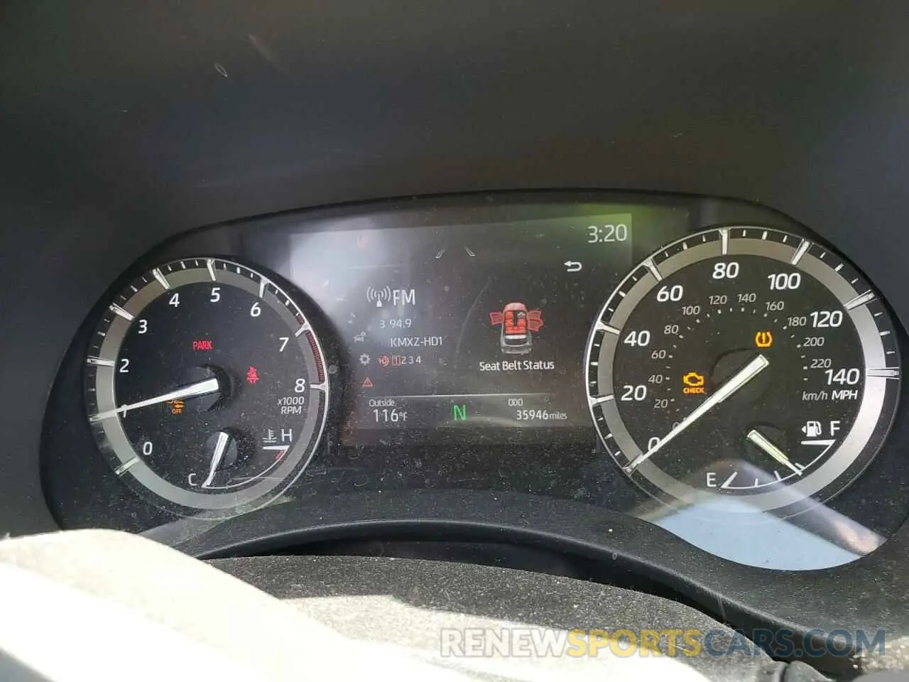 9 Photograph of a damaged car 5TDYZRAH7MS077324 TOYOTA HIGHLANDER 2021