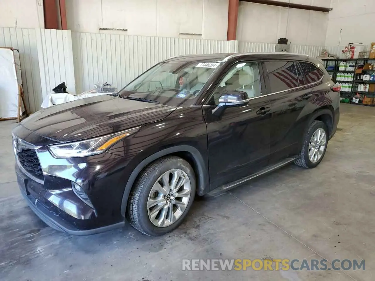 1 Фотография поврежденного автомобиля 5TDYZRAH8MS058751 TOYOTA HIGHLANDER 2021