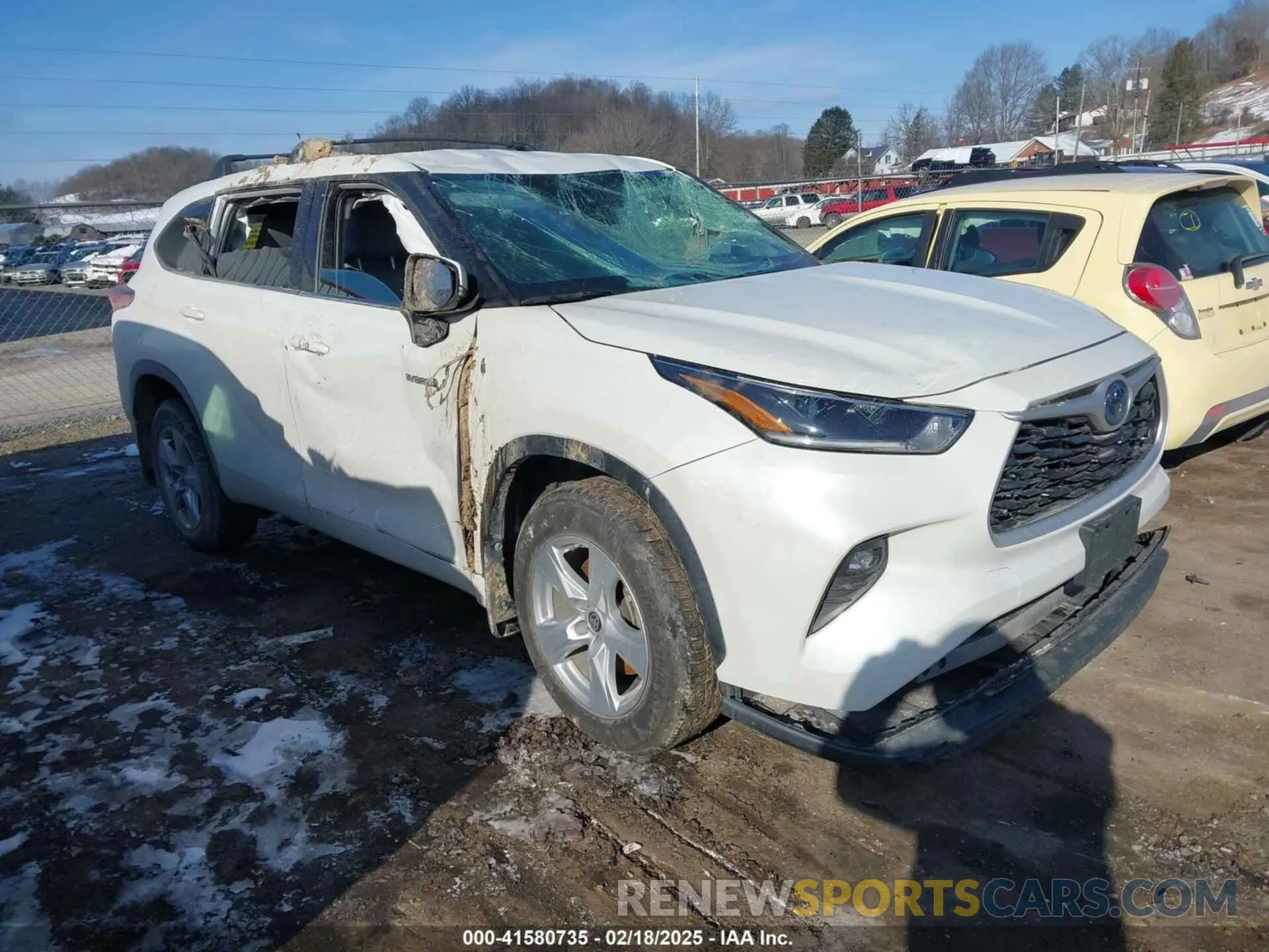 1 Photograph of a damaged car 5TDZARAH3MS507748 TOYOTA HIGHLANDER 2021