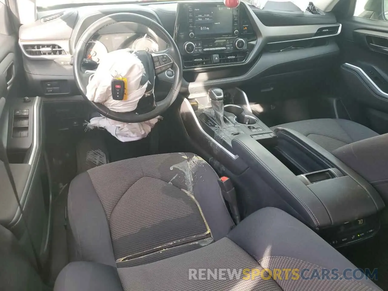 8 Фотография поврежденного автомобиля 5TDZZRAH0MS066492 TOYOTA HIGHLANDER 2021
