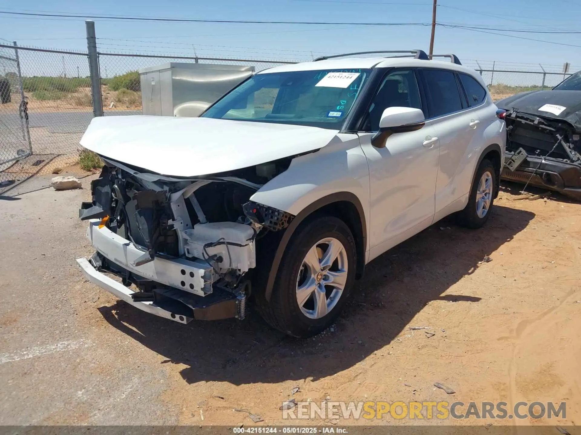 2 Photograph of a damaged car 5TDZZRAH1MS071300 TOYOTA HIGHLANDER 2021