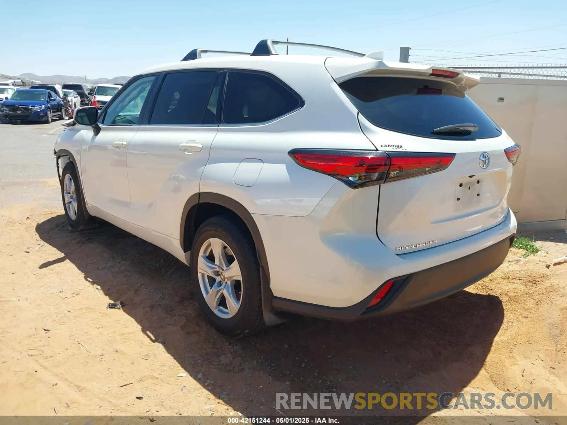 3 Photograph of a damaged car 5TDZZRAH1MS071300 TOYOTA HIGHLANDER 2021