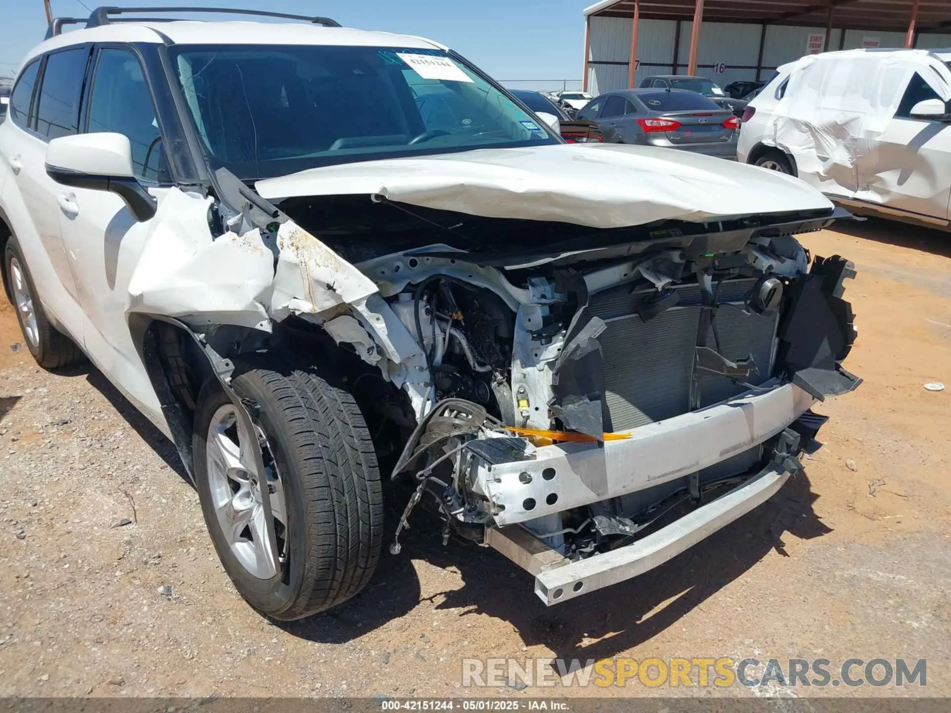 6 Photograph of a damaged car 5TDZZRAH1MS071300 TOYOTA HIGHLANDER 2021