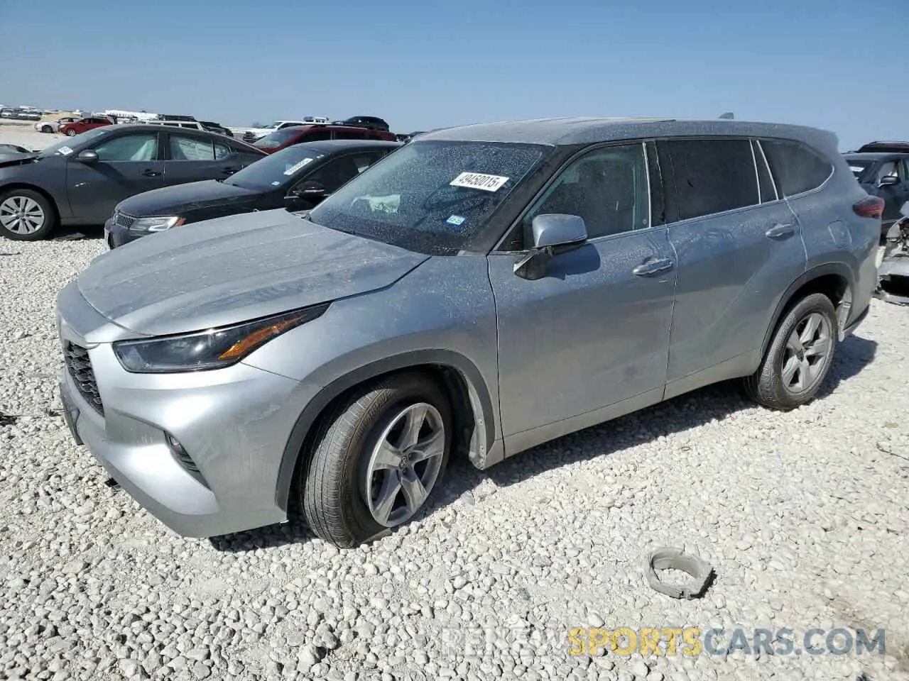1 Photograph of a damaged car 5TDZZRAH2MS515896 TOYOTA HIGHLANDER 2021