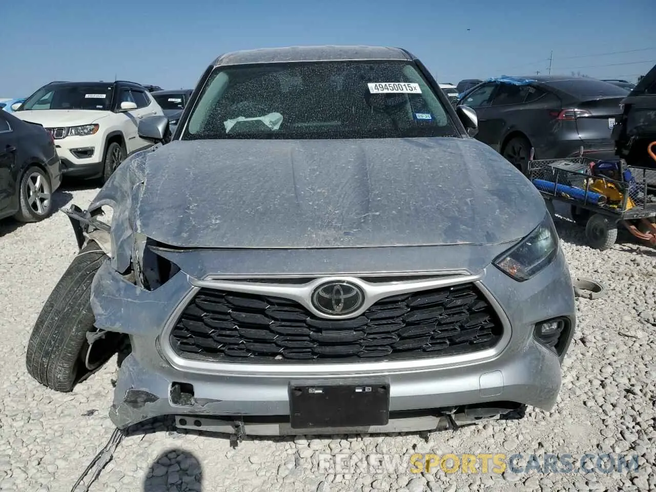 5 Photograph of a damaged car 5TDZZRAH2MS515896 TOYOTA HIGHLANDER 2021