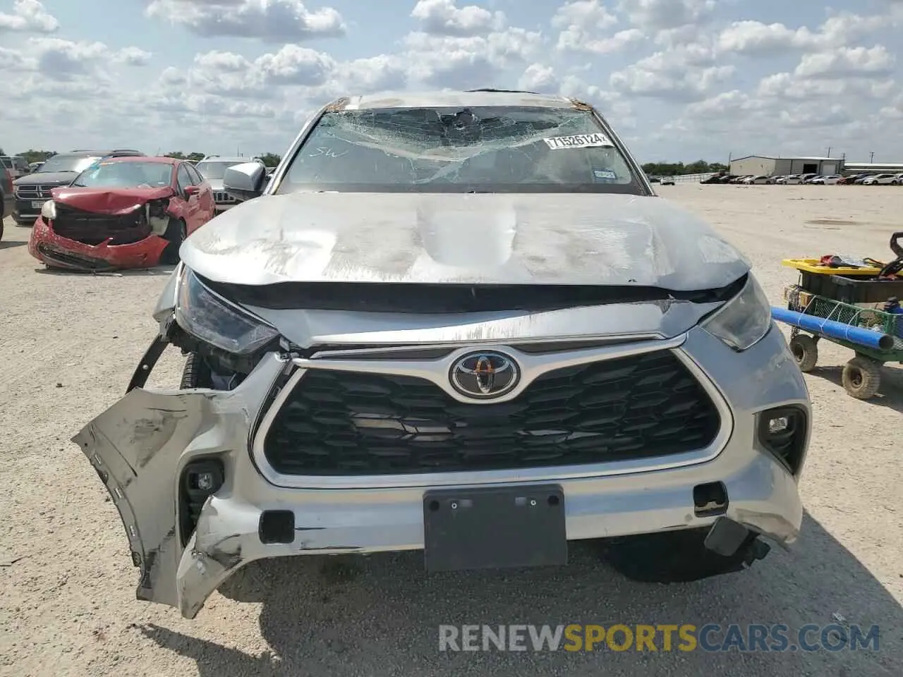 5 Фотография поврежденного автомобиля 5TDZZRAH2MS534688 TOYOTA HIGHLANDER 2021