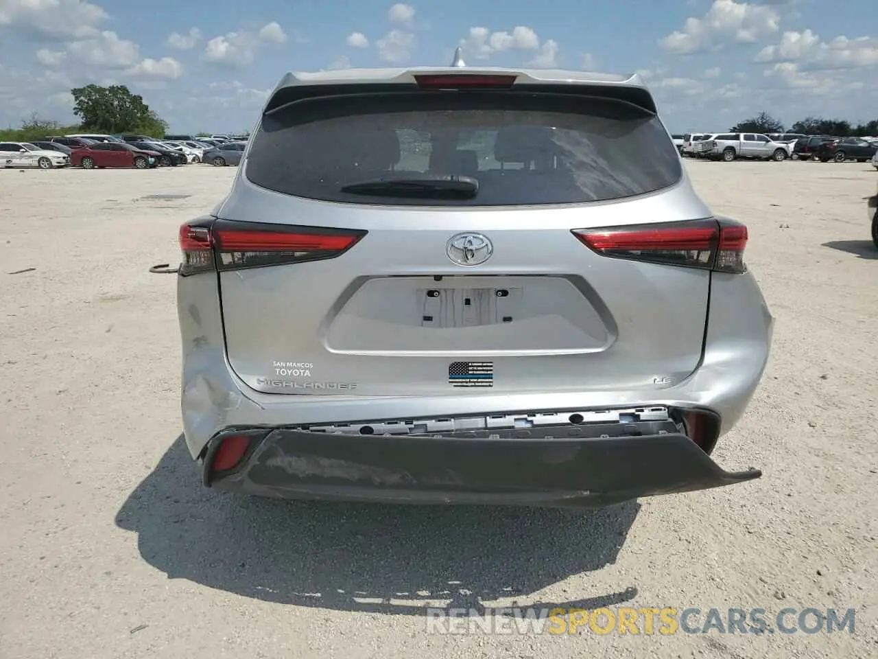 6 Фотография поврежденного автомобиля 5TDZZRAH2MS534688 TOYOTA HIGHLANDER 2021