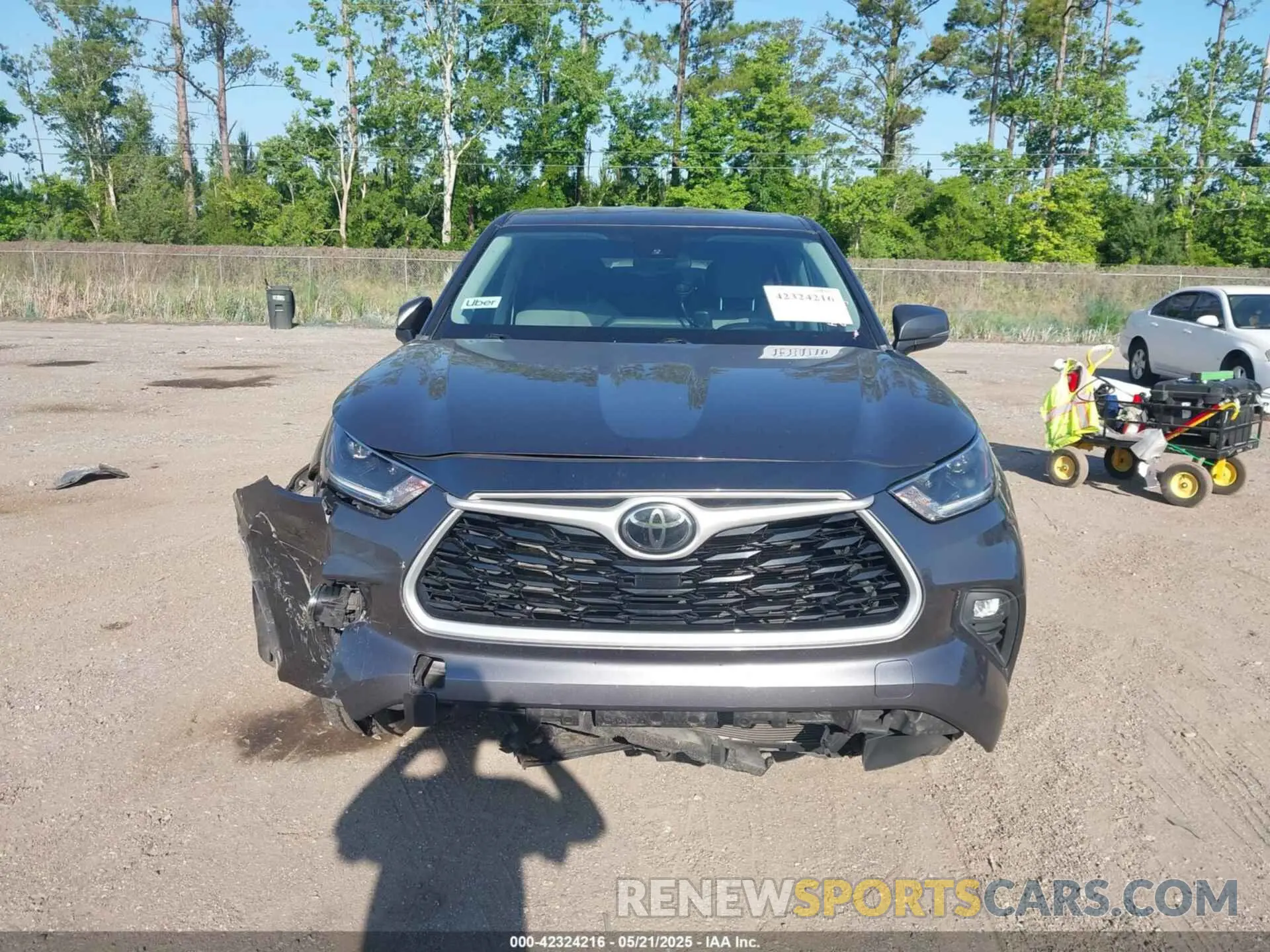 12 Photograph of a damaged car 5TDZZRAH4MS068164 TOYOTA HIGHLANDER 2021
