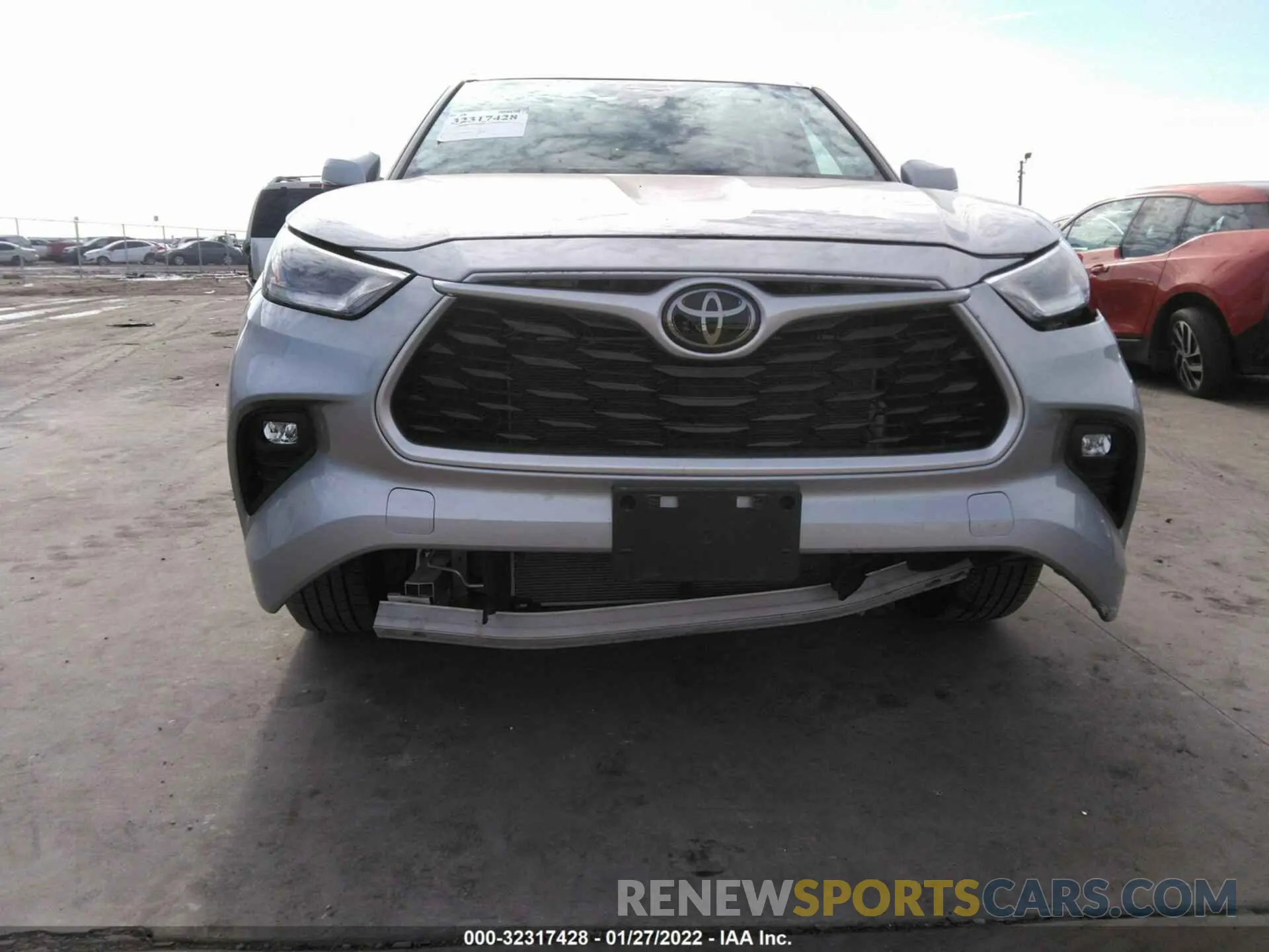 6 Photograph of a damaged car 5TDZZRAH4MS068634 TOYOTA HIGHLANDER 2021