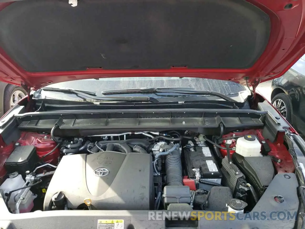 7 Фотография поврежденного автомобиля 5TDZZRAH5MS044701 TOYOTA HIGHLANDER 2021