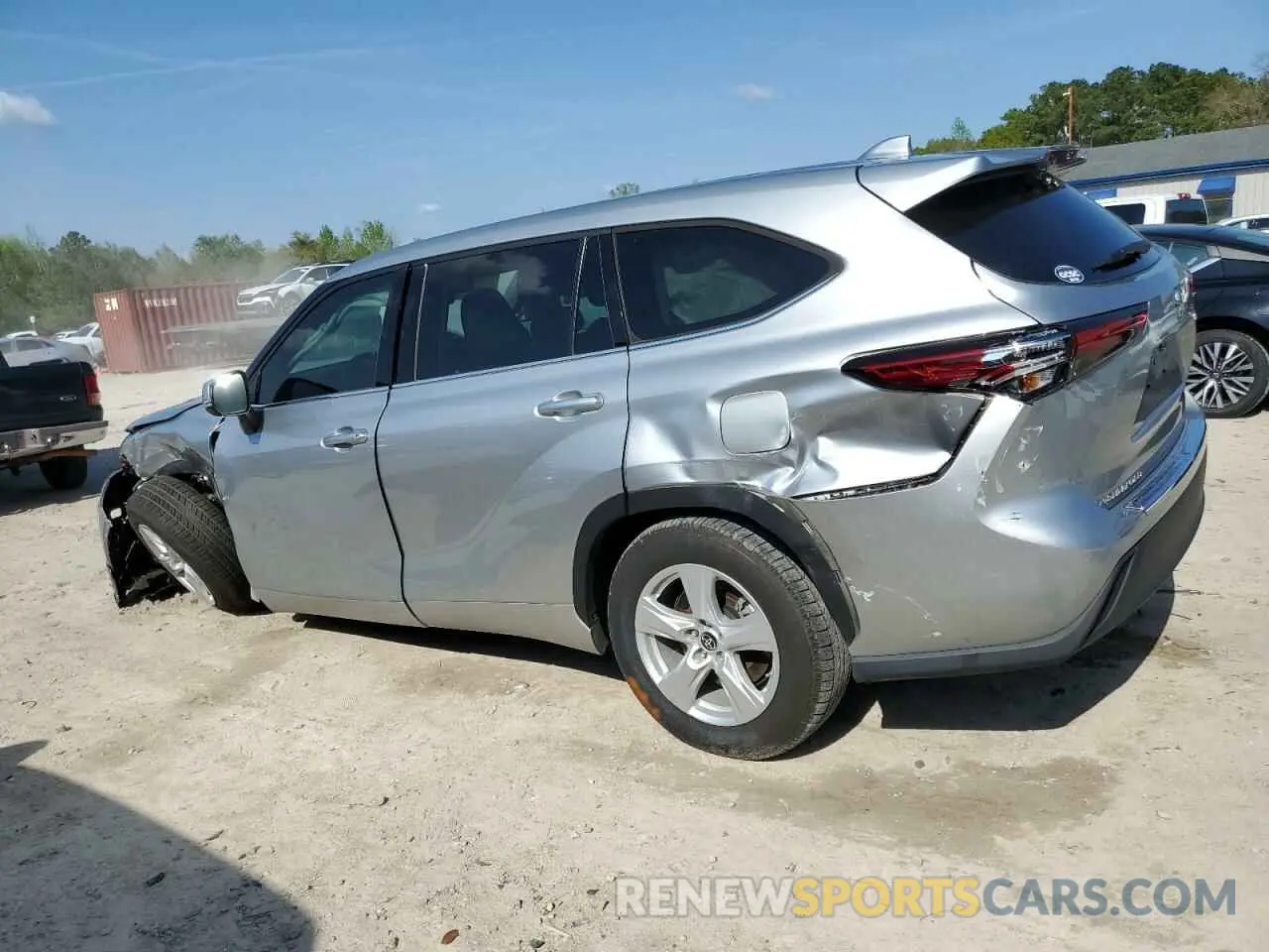 2 Фотография поврежденного автомобиля 5TDZZRAH5MS054628 TOYOTA HIGHLANDER 2021