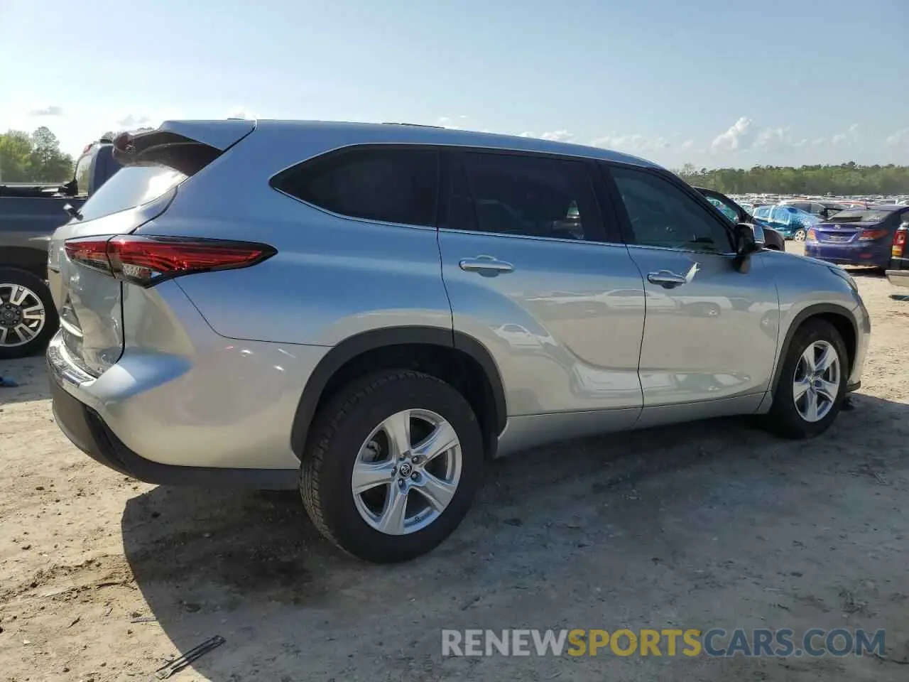 3 Фотография поврежденного автомобиля 5TDZZRAH5MS054628 TOYOTA HIGHLANDER 2021