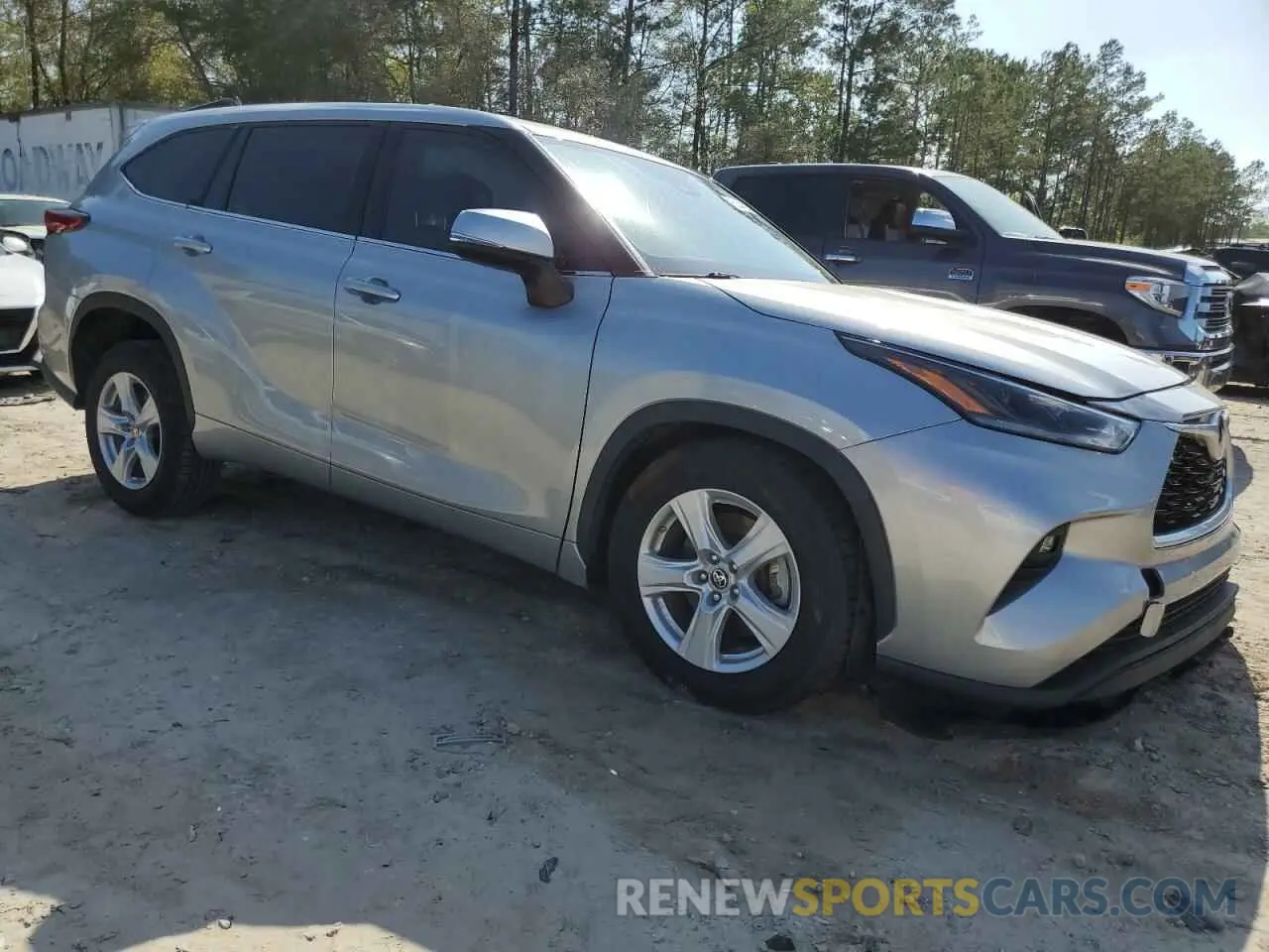 4 Фотография поврежденного автомобиля 5TDZZRAH5MS054628 TOYOTA HIGHLANDER 2021