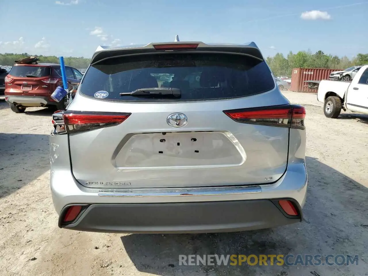 6 Фотография поврежденного автомобиля 5TDZZRAH5MS054628 TOYOTA HIGHLANDER 2021