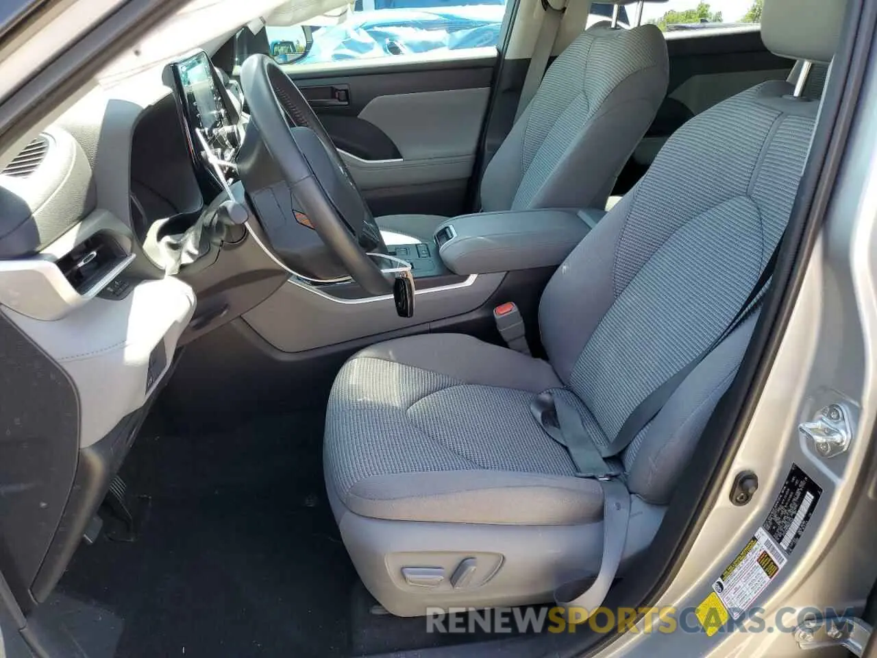 7 Фотография поврежденного автомобиля 5TDZZRAH5MS054628 TOYOTA HIGHLANDER 2021