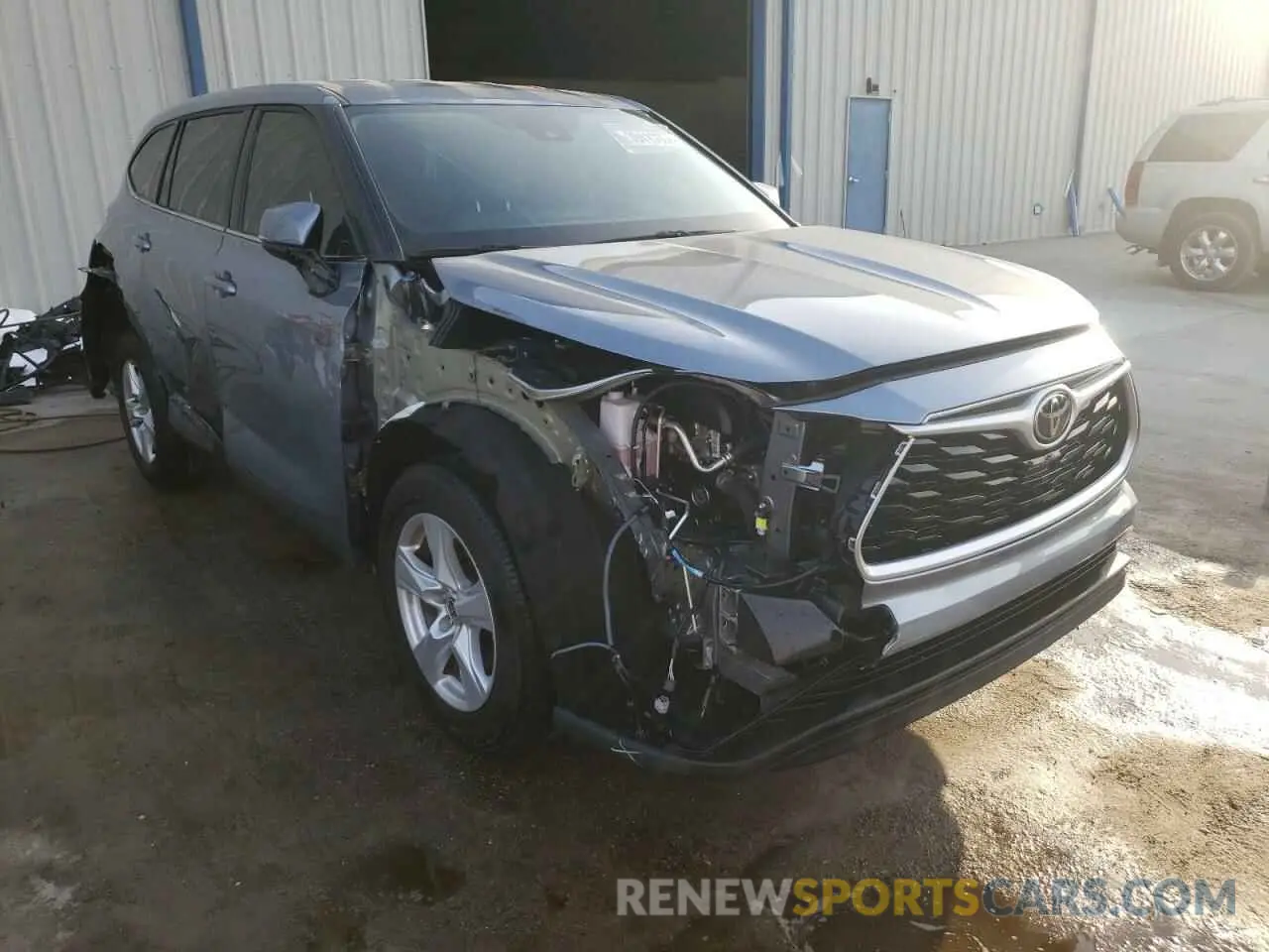 1 Фотография поврежденного автомобиля 5TDZZRAH6MS043587 TOYOTA HIGHLANDER 2021