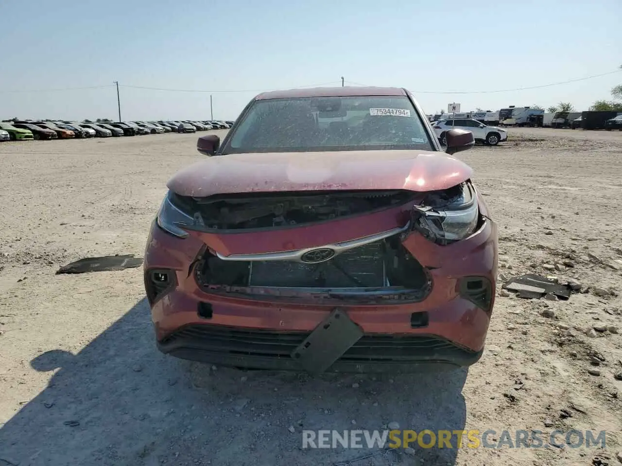 5 Фотография поврежденного автомобиля 5TDZZRAH6MS086794 TOYOTA HIGHLANDER 2021