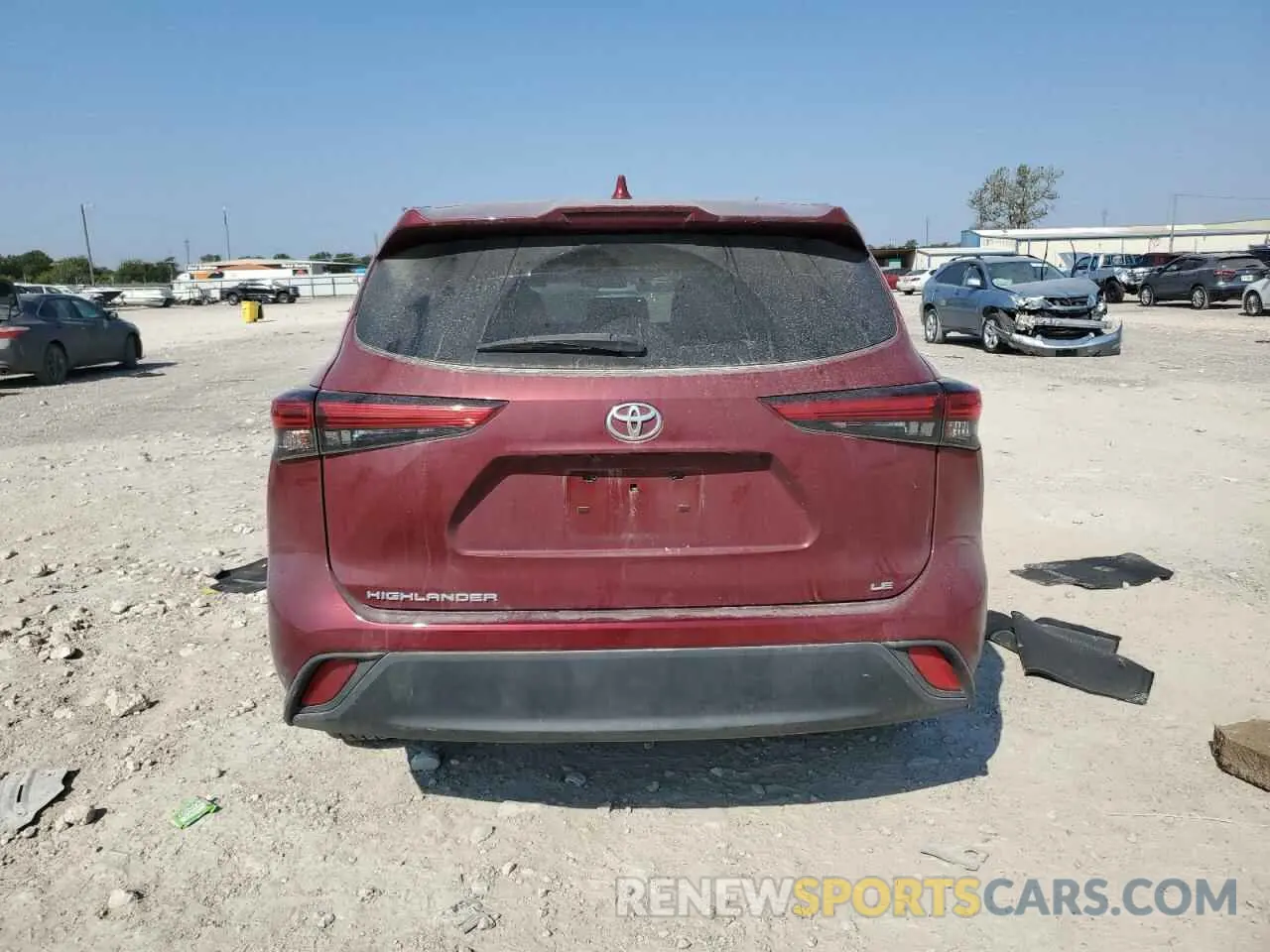 6 Фотография поврежденного автомобиля 5TDZZRAH6MS086794 TOYOTA HIGHLANDER 2021