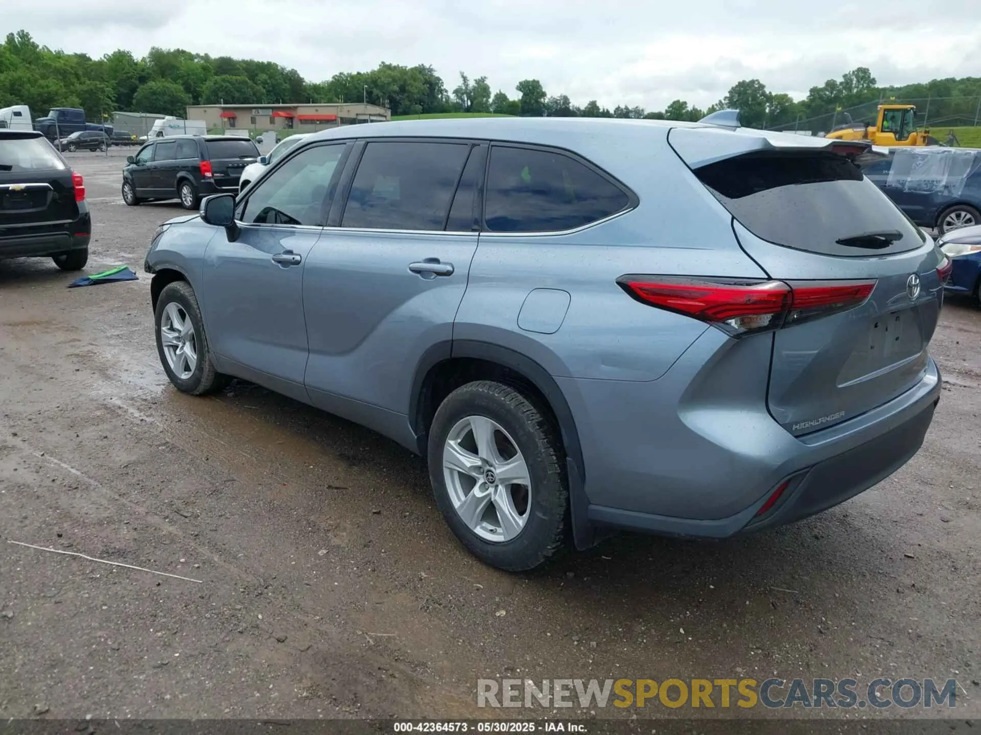 3 Фотография поврежденного автомобиля 5TDZZRAH8MS032512 TOYOTA HIGHLANDER 2021
