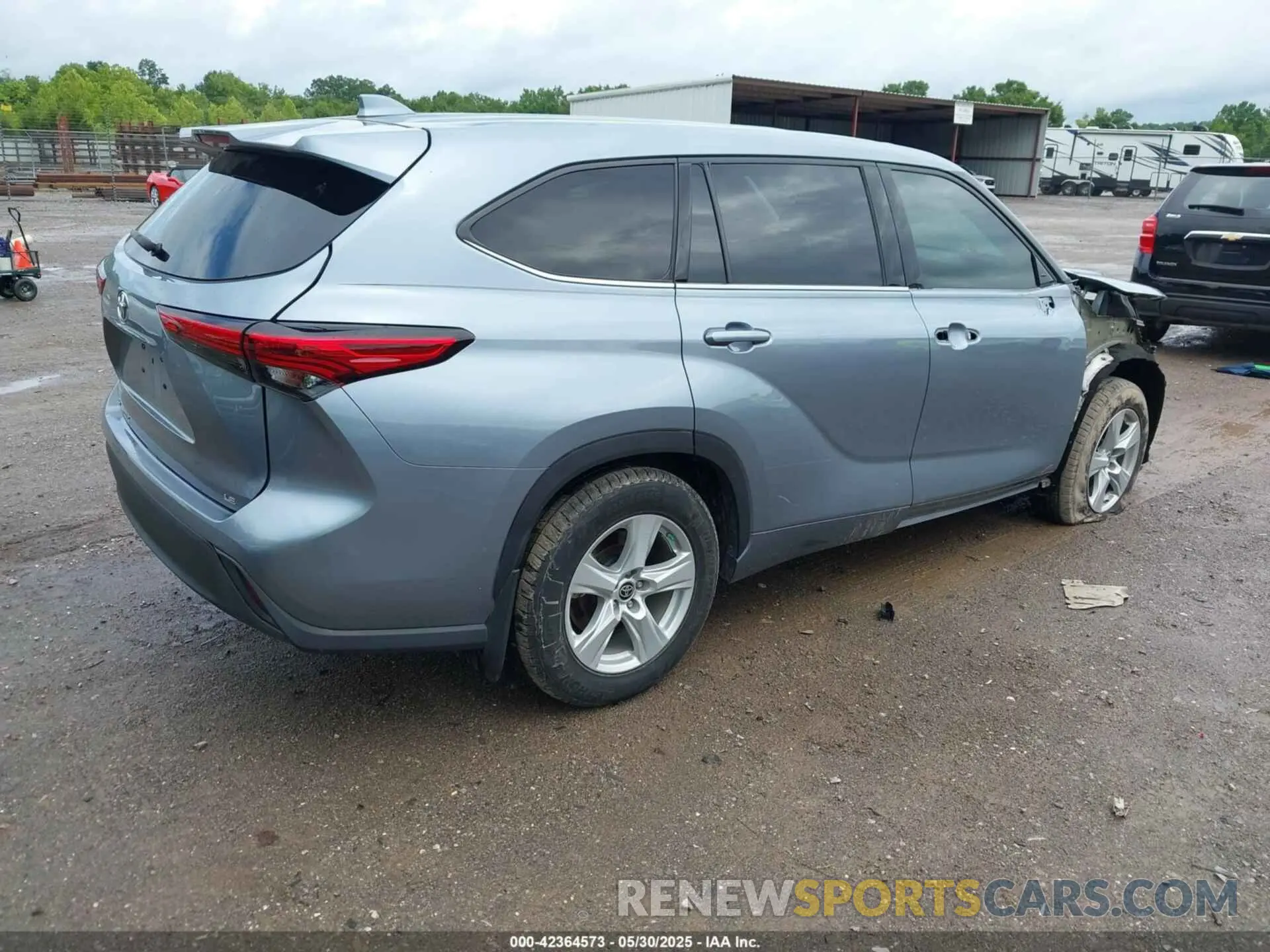4 Фотография поврежденного автомобиля 5TDZZRAH8MS032512 TOYOTA HIGHLANDER 2021
