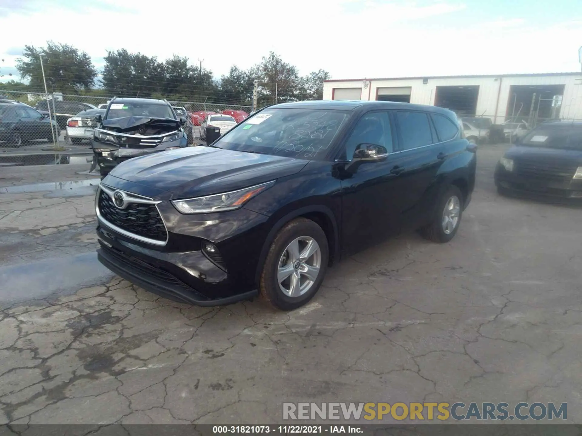 2 Фотография поврежденного автомобиля 5TDZZRAH9MS088281 TOYOTA HIGHLANDER 2021