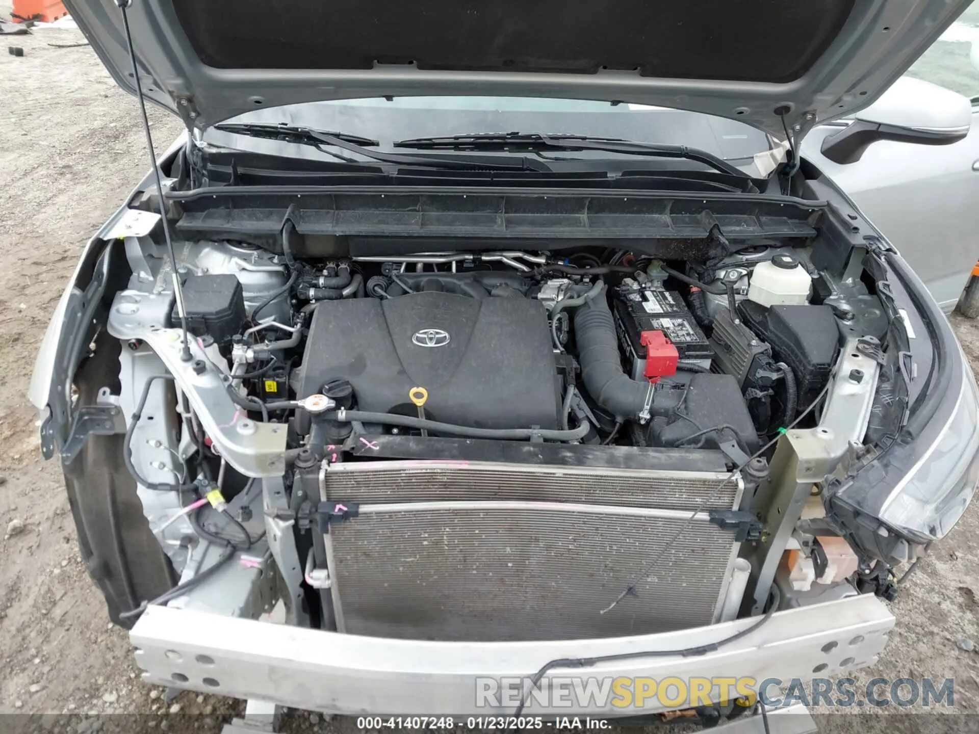 10 Photograph of a damaged car 5TDZZRAH9MS529942 TOYOTA HIGHLANDER 2021